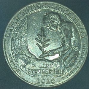 2020-D-Washington-Quarter-M-B-R-Possible-Doubling-On-Reverse